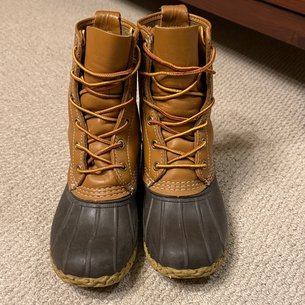 Classic Two-Tone LL Bean Duck Boots